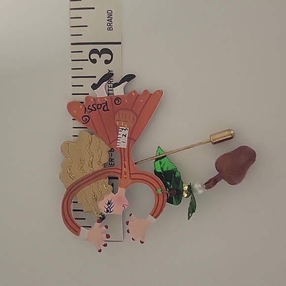 Teacher pin/brooch by artist Karen Rossi - Picture 3 of 4